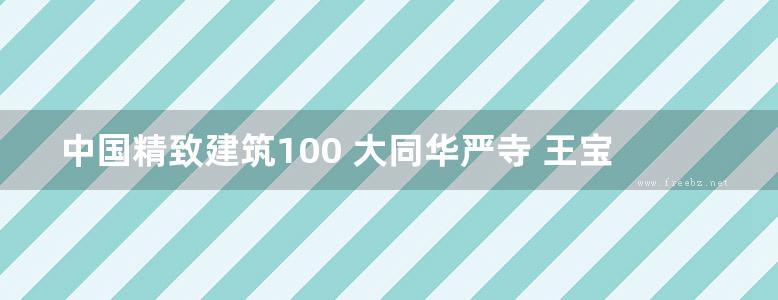 中国精致建筑100 大同华严寺 王宝库